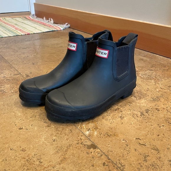 Black hunter low rise boots size 6 - Picture 2 of 5